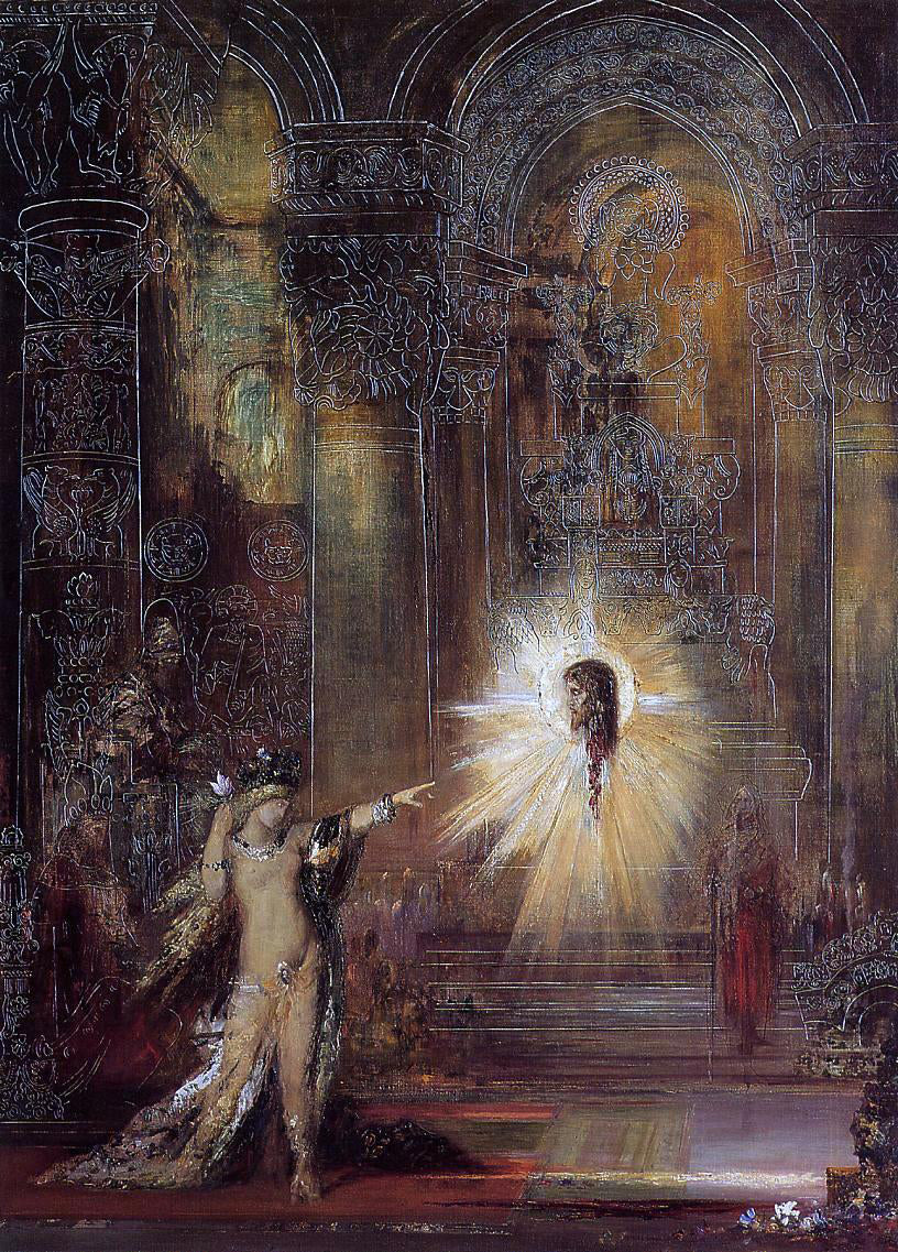Gustave Moreau The Apparition - Canvas Print
