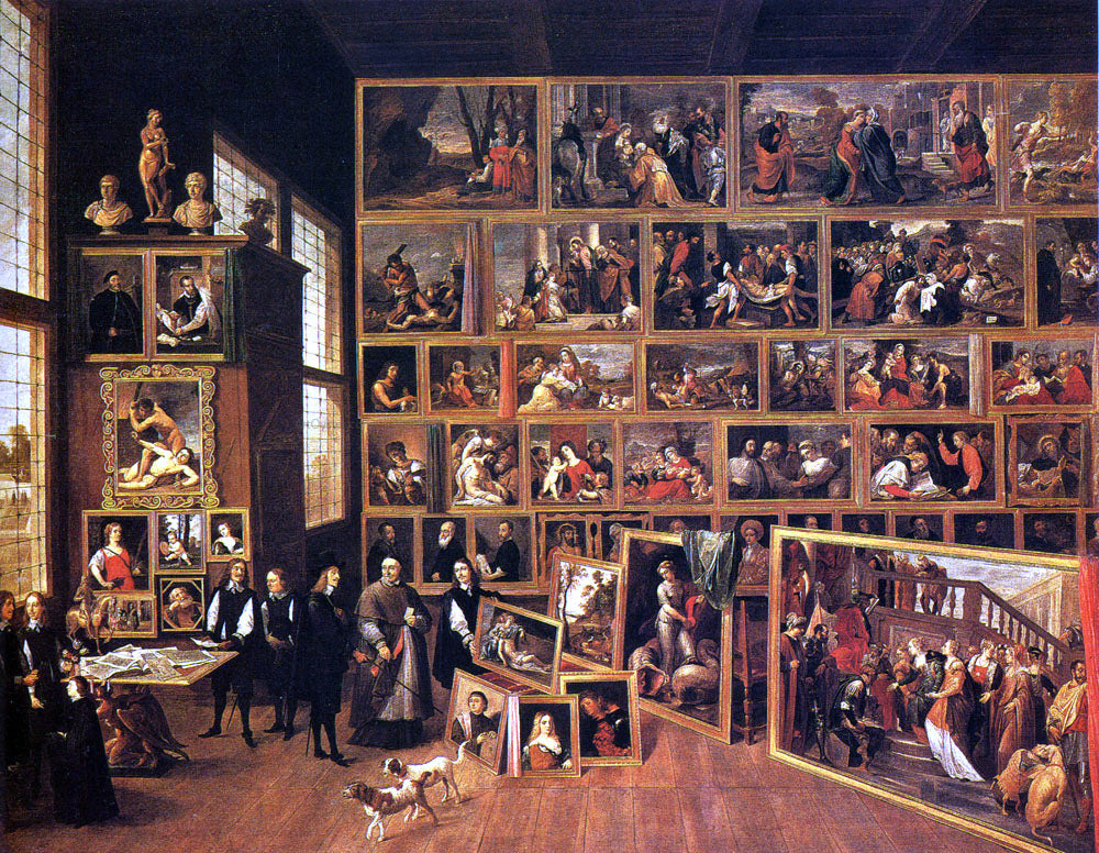 The Younger David Teniers The Archduke Leopold - Wilhelm's Studio - Canvas Print