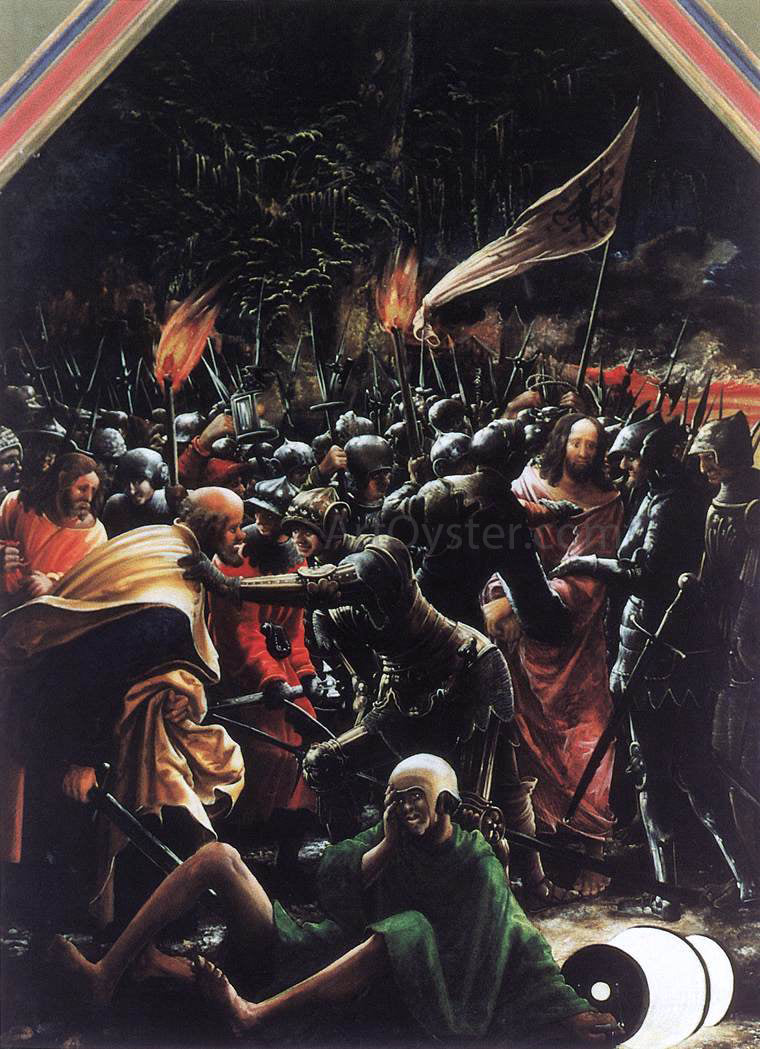 Denys Van Alsloot The Arrest Of Christ - Canvas Print