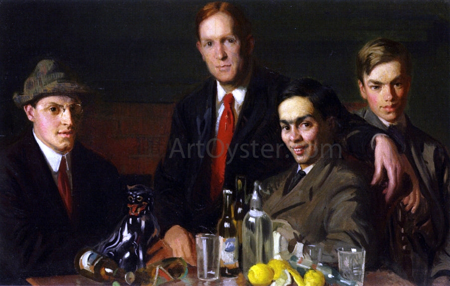 Phillip Leslie Hale The Art Students - Canvas Print