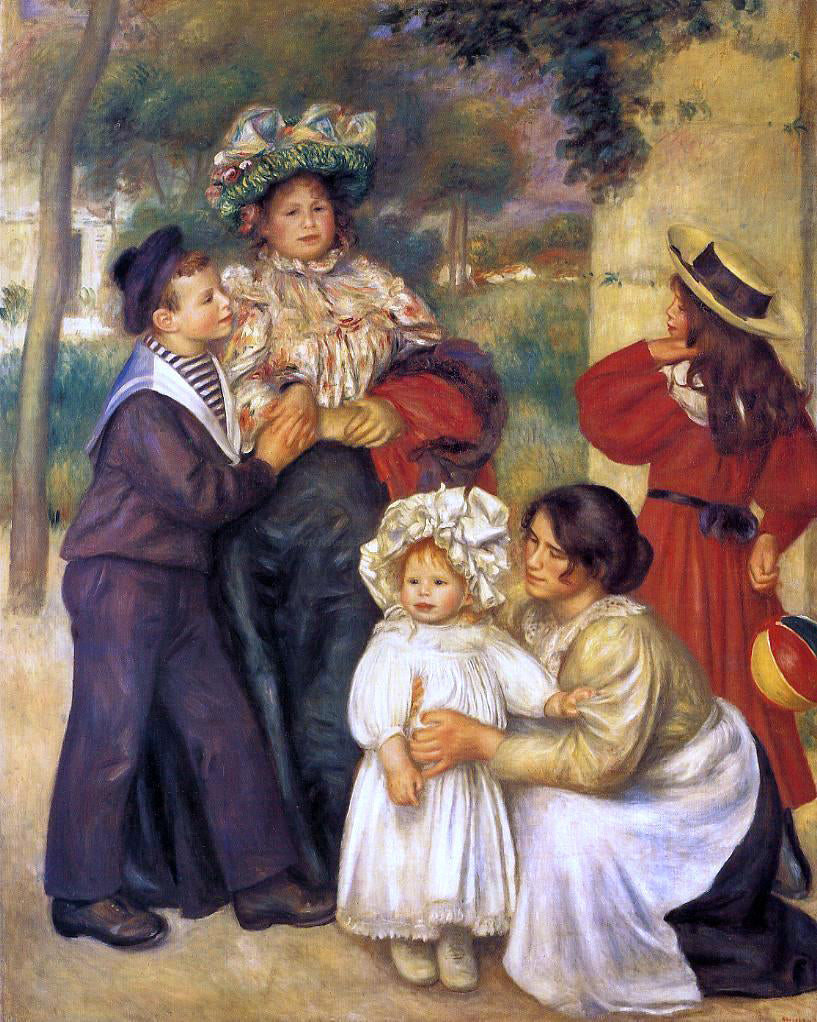 Pierre Auguste Renoir The Artist's Family - Canvas Print