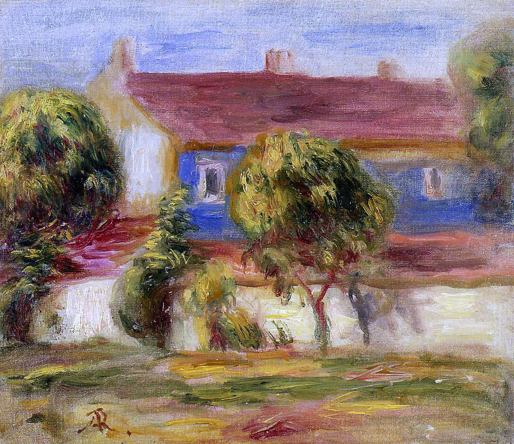Pierre Auguste Renoir The Artist's House - Canvas Print
