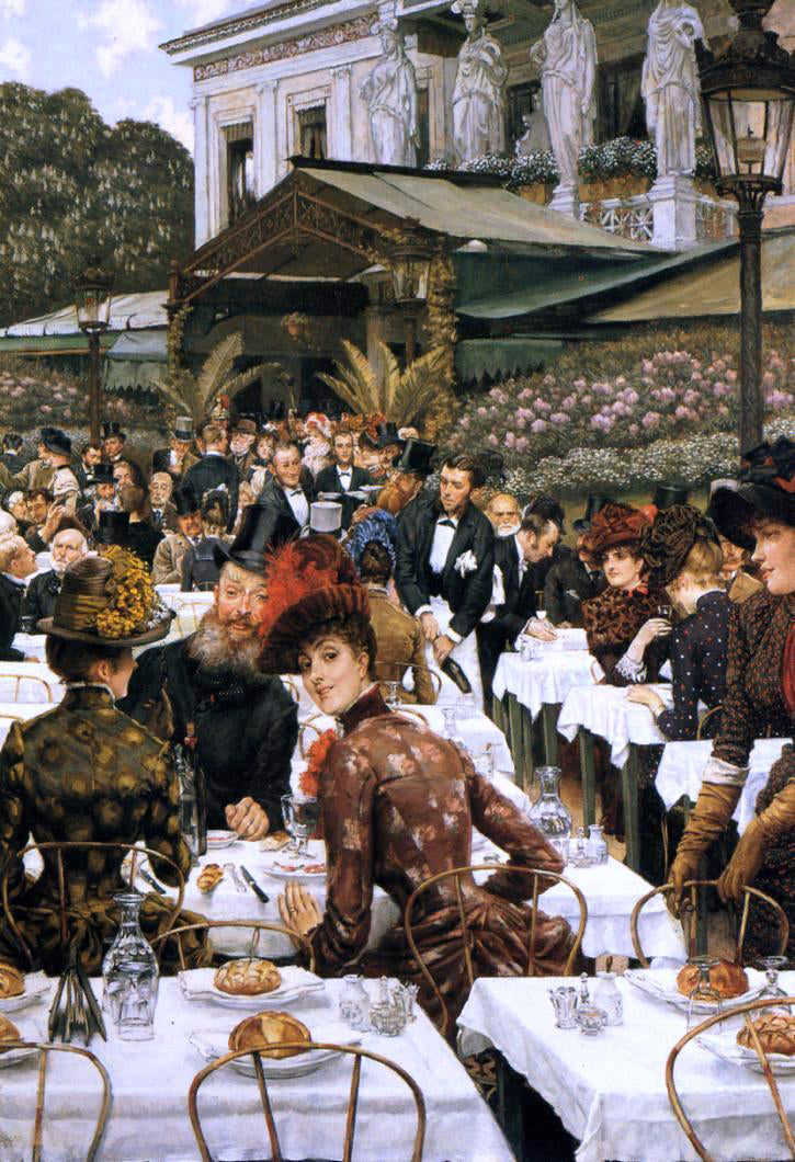 James Tissot The Artist's Ladies - Canvas Print