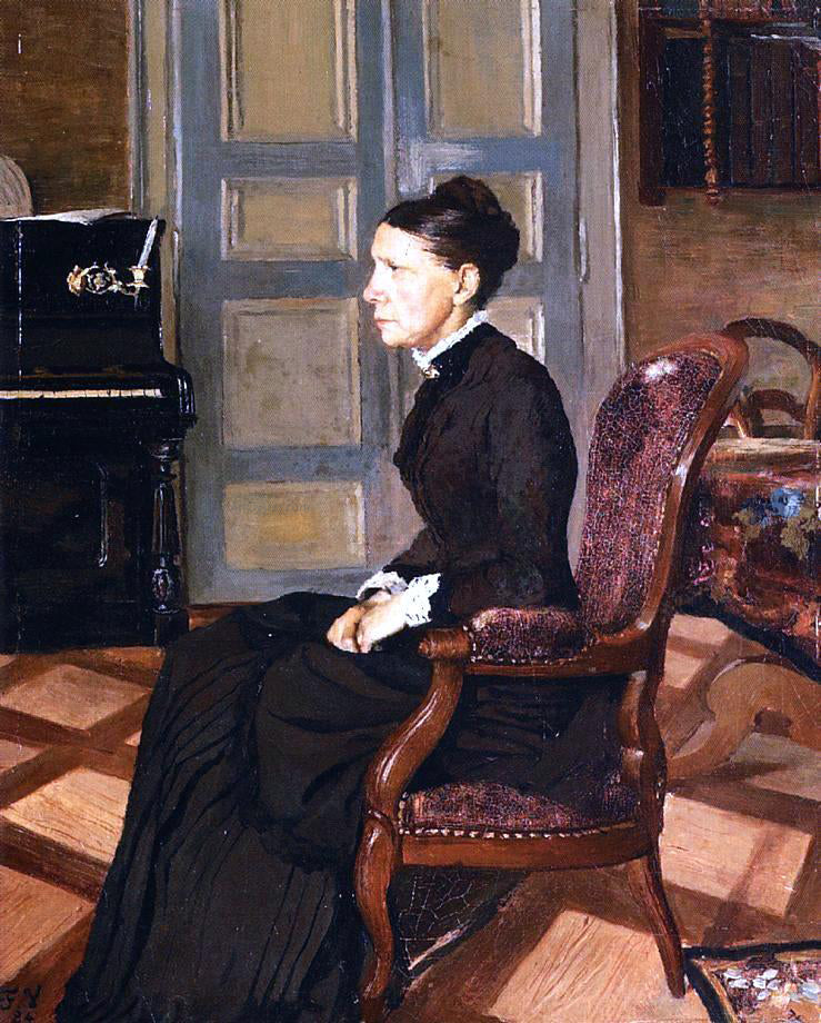 Felix Vallotton The Artist's Mother - Canvas Print