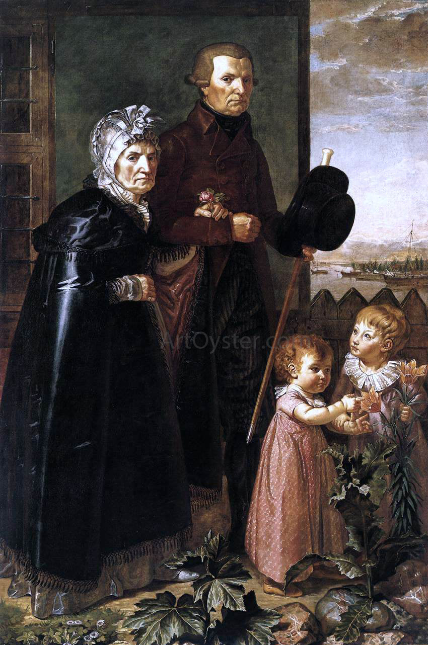 Philipp Otto Runge The Artist's Parents - Canvas Print