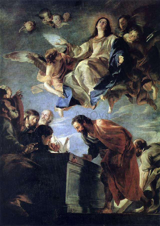 The Younger Mateo Cerezo The Assumption of the Virgin - Canvas Print