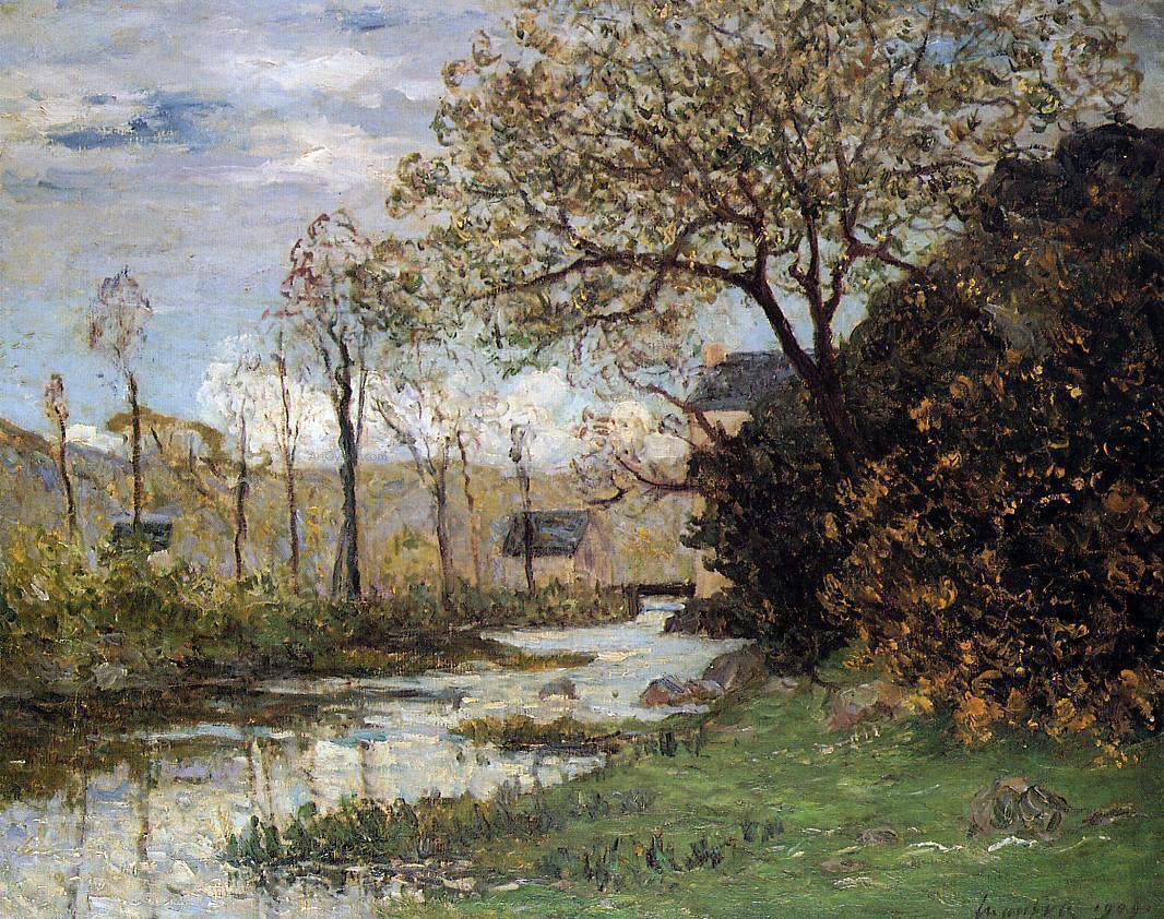 Maxime Maufra The Auray River, Spring - Canvas Print