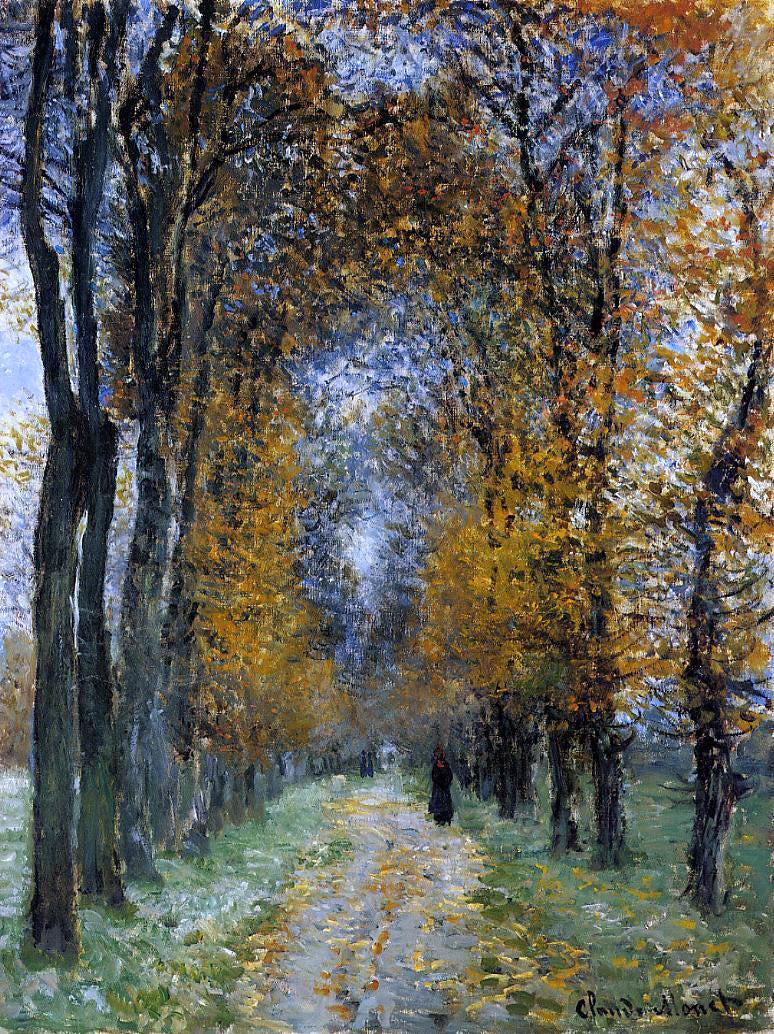 Claude Oscar Monet The Avenue - Canvas Print