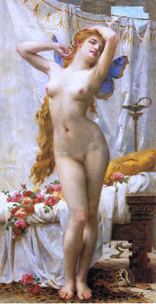 Guillaume Seignac The Awakening of Psyche - Canvas Print