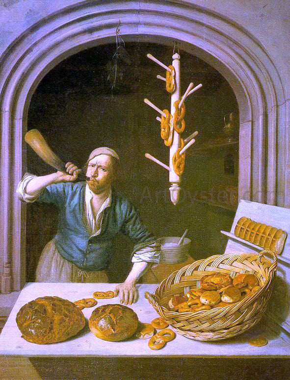 Job Adriaensz Berckheyde The Baker - Canvas Print