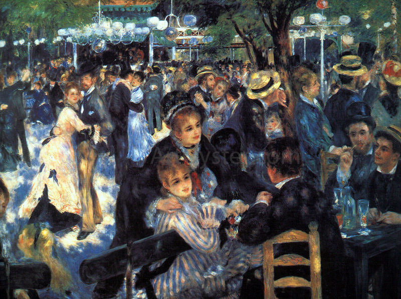 Pierre Auguste Renoir A Ball at the Moulin de la Galette - Canvas Print