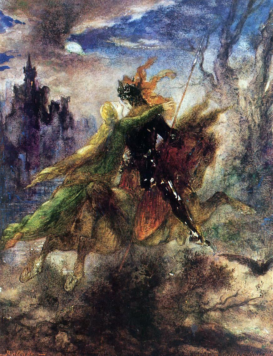 Gustave Moreau The Ballad - Canvas Print