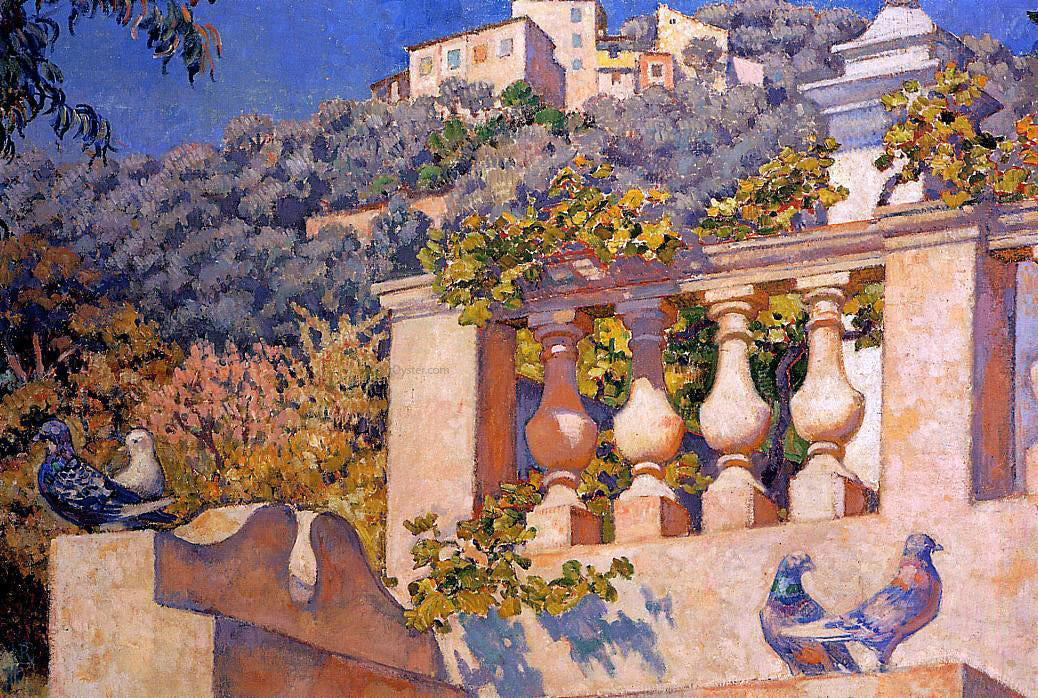 Theo Van Rysselberghe The Balustrade - Canvas Print