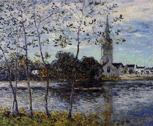 Maxime Maufra The Banks of the Pond at Rosporden, Finistere - Canvas Print
