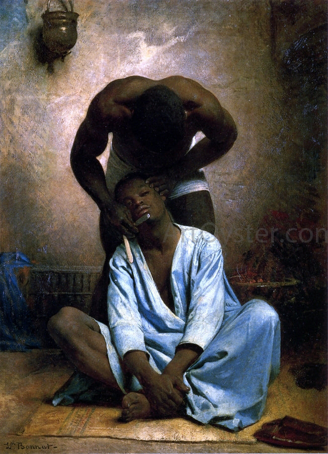 Leon Joseph Florentin Bonnat The Barber of Suez - Canvas Print