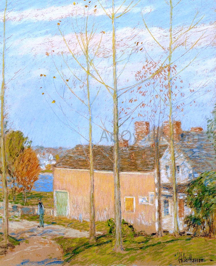 Frederick Childe Hassam The Barn, Cos Cob - Canvas Print