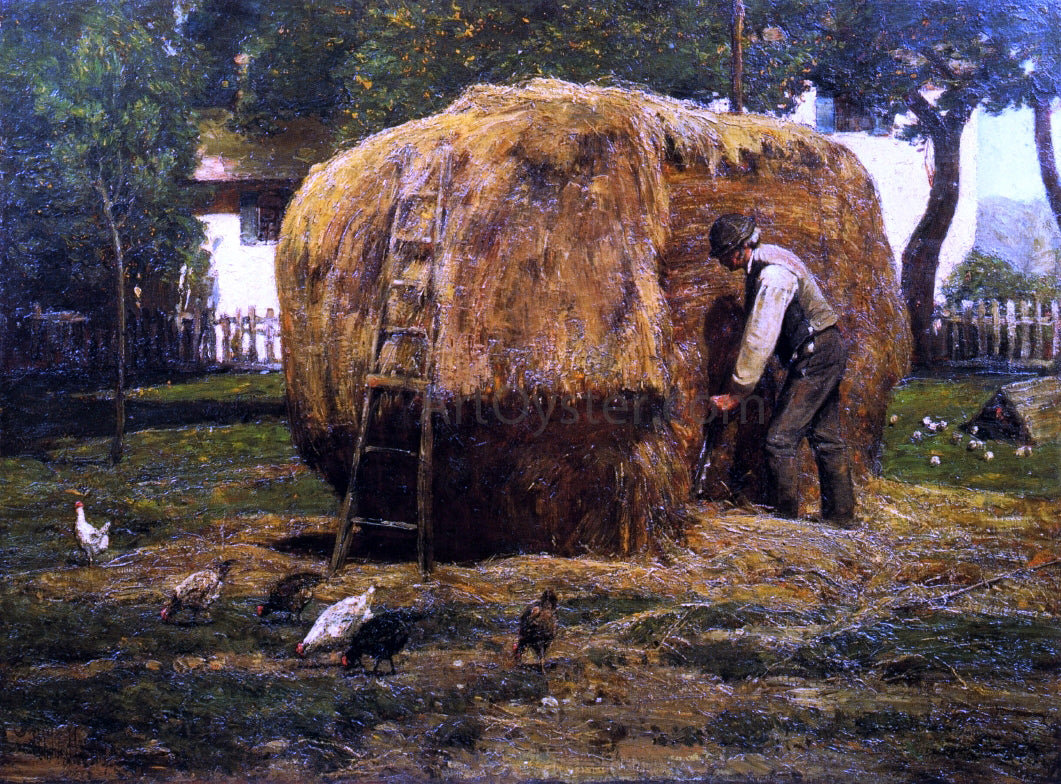Frederick Childe Hassam The Barnyard - Canvas Print