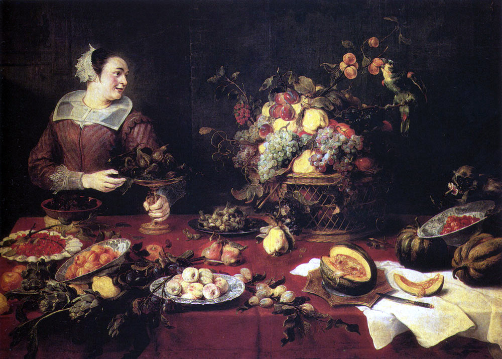 Frans Snyders The Basket Of Fruit - Canvas Print