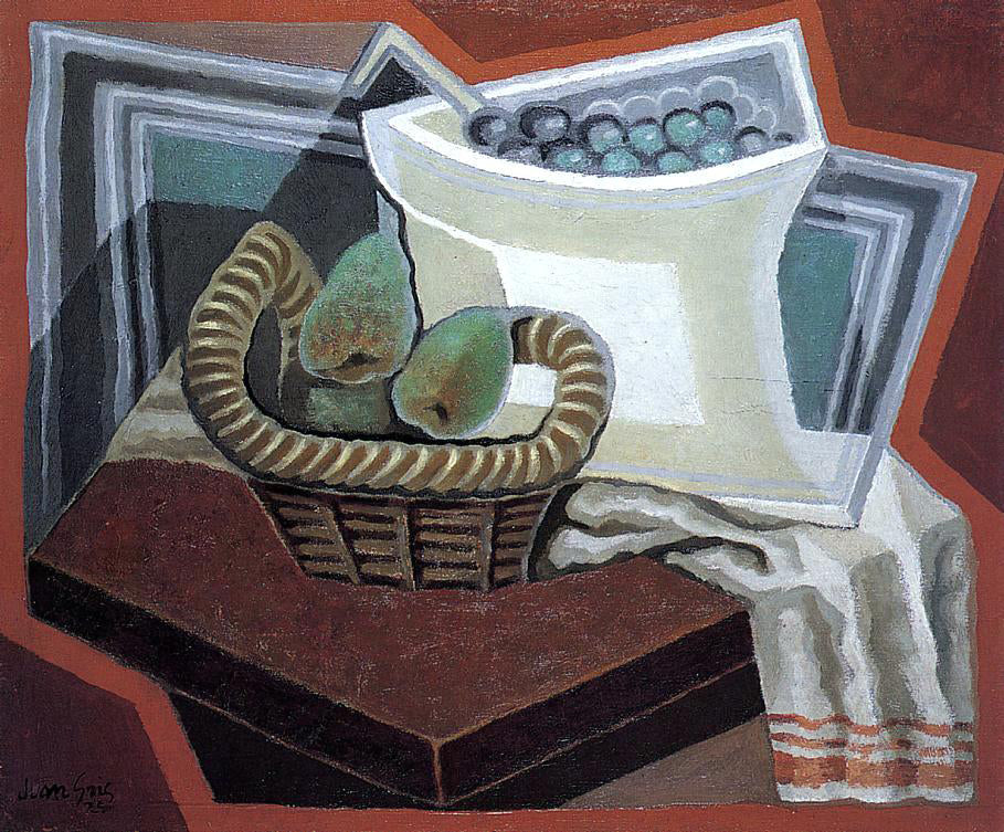Juan Gris The Basket of Pears - Canvas Print