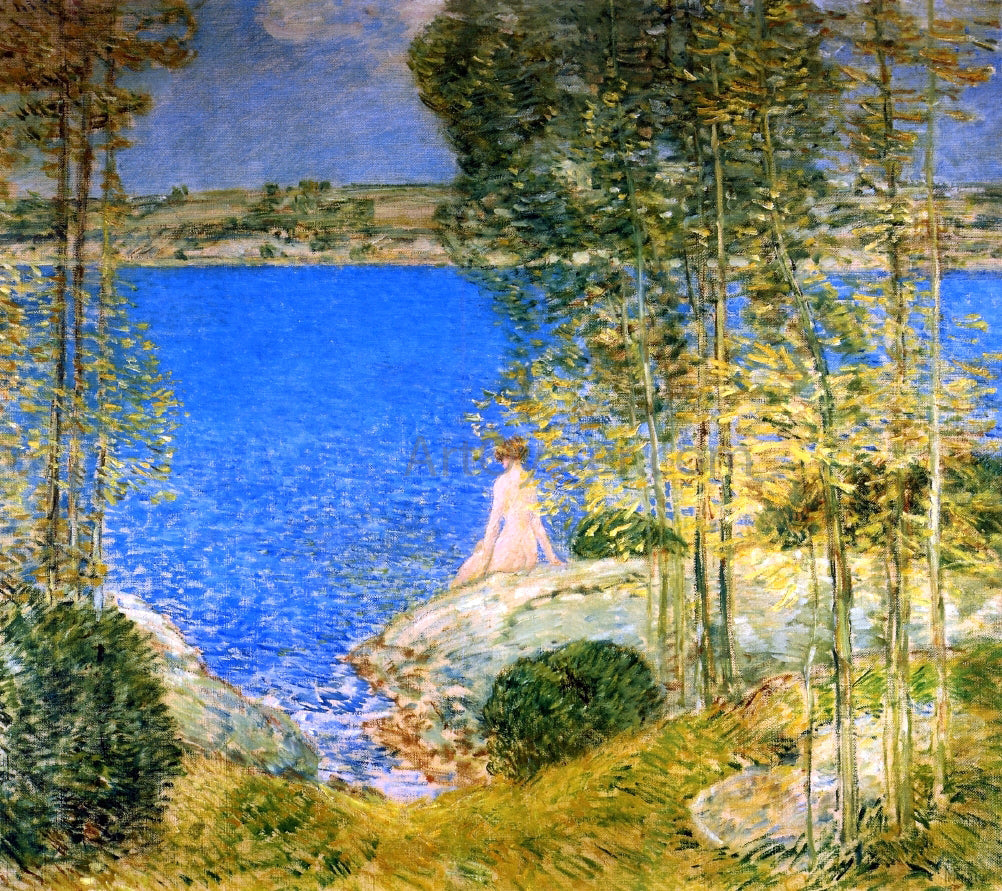 Frederick Childe Hassam The Bather - Canvas Print