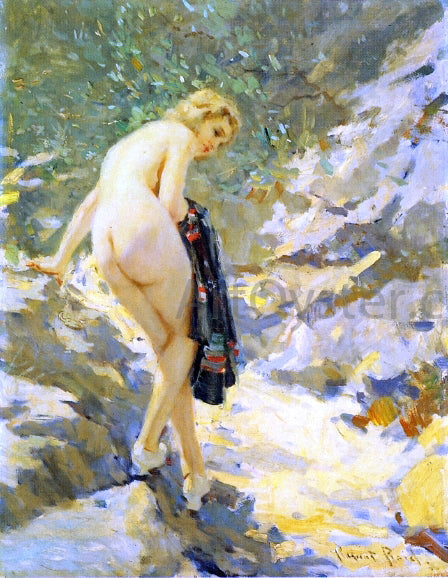 Robert Lewis Reid Bather - Canvas Print