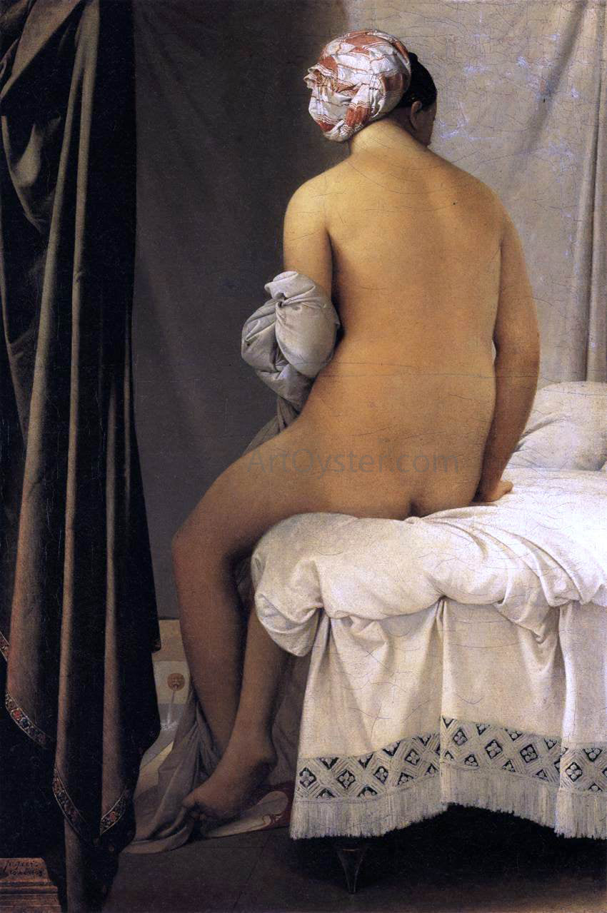 Jean-Auguste-Dominique Ingres The Bather - Canvas Print