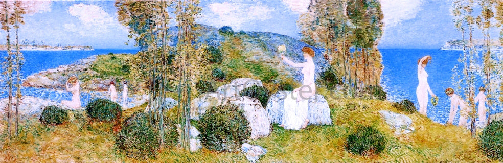 Frederick Childe Hassam The Bathers - Canvas Print