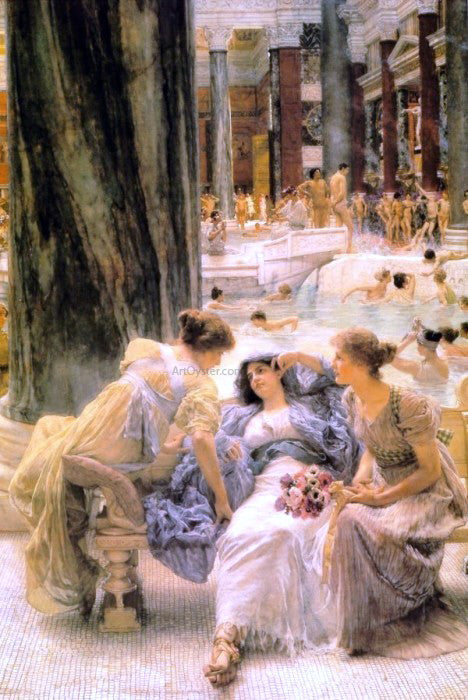 Sir Lawrence Alma-Tadema The Baths of Caracalla - Canvas Print