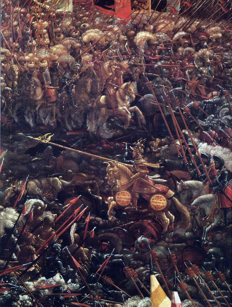 Denys Van Alsloot The Battle Of Alexander (detail) - Canvas Print