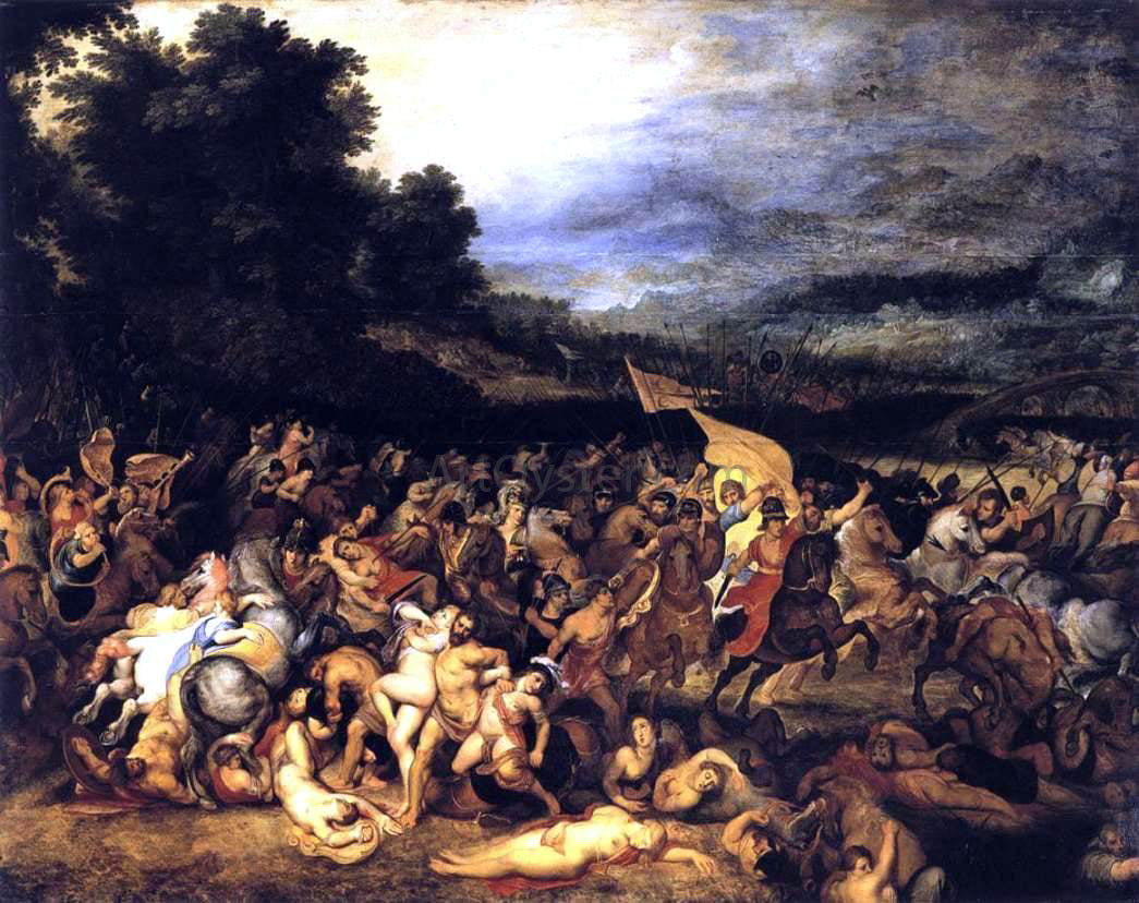 Peter Paul Rubens The Battle of the Amazons - Canvas Print