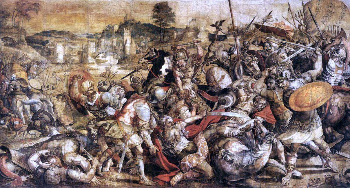 Unknown (4) Masters The Battle of the Ticino - Canvas Print