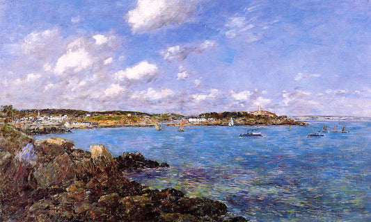 Eugene-Louis Boudin The Bay of Douarnenez - Canvas Print