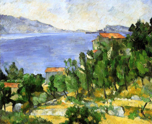 Paul Cezanne The Bay of L'Estaque from the East - Canvas Print