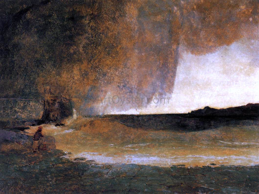 Carl Blechen The Bay of Rapallo - Canvas Print