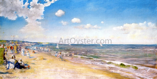 William Merritt Chase The Beach at Zandvoort (also known as The Beach) - Canvas Print