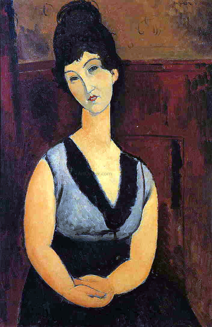 Amedeo Modigliani The Beautiful Confectioner - Canvas Print