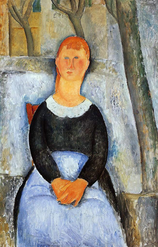 Amedeo Modigliani The Beautiful Grocer - Canvas Print