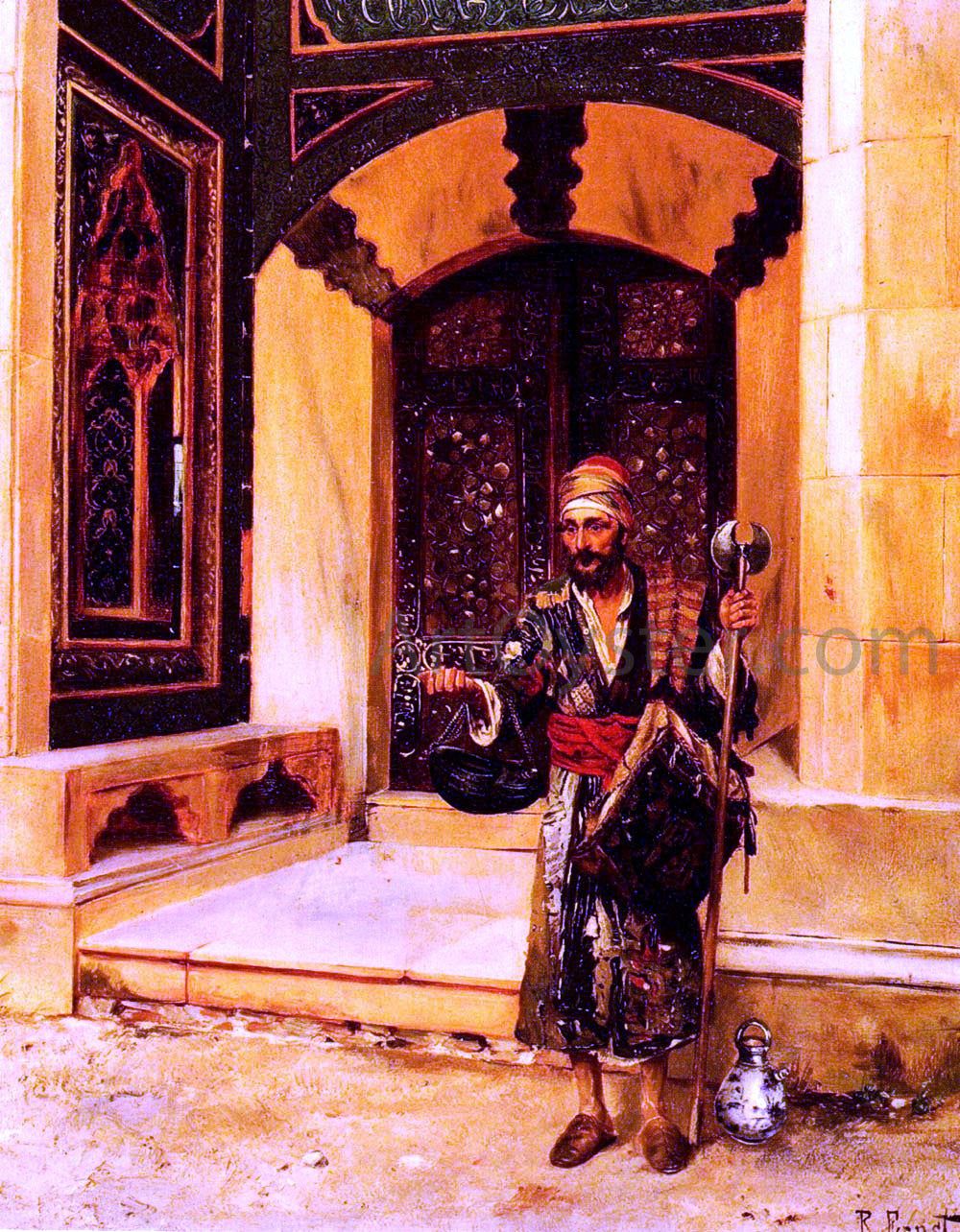 Rudolph Ernst The Beggar - Canvas Print