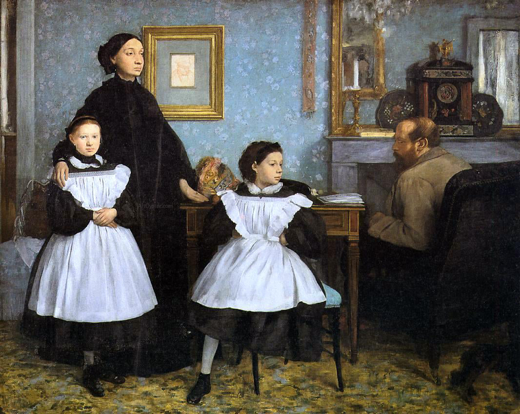Edgar Degas The Bellelli Family - Canvas Print