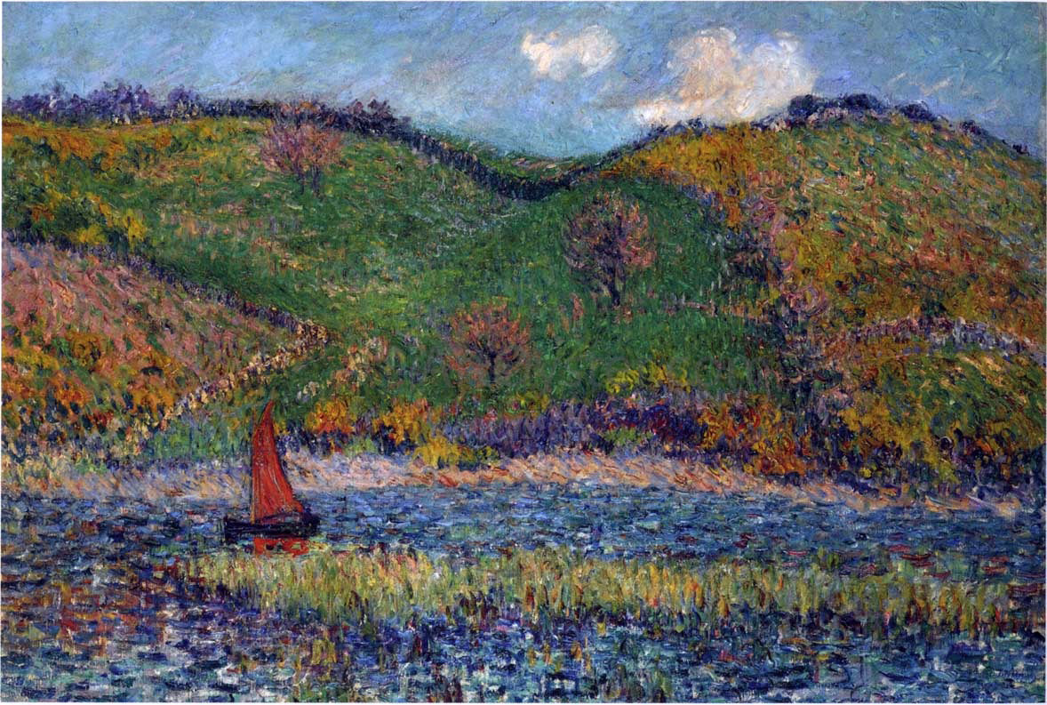Gustave Loiseau The Belon River - Canvas Print