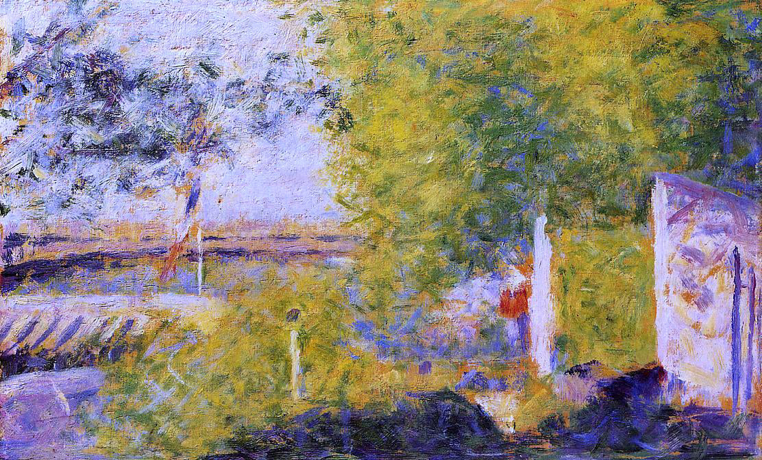 Georges Seurat The Bineau Bridge - Canvas Print