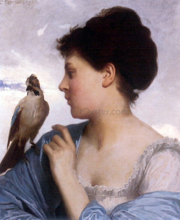 Leon Bazile Perrault The Bird Charmer - Canvas Print