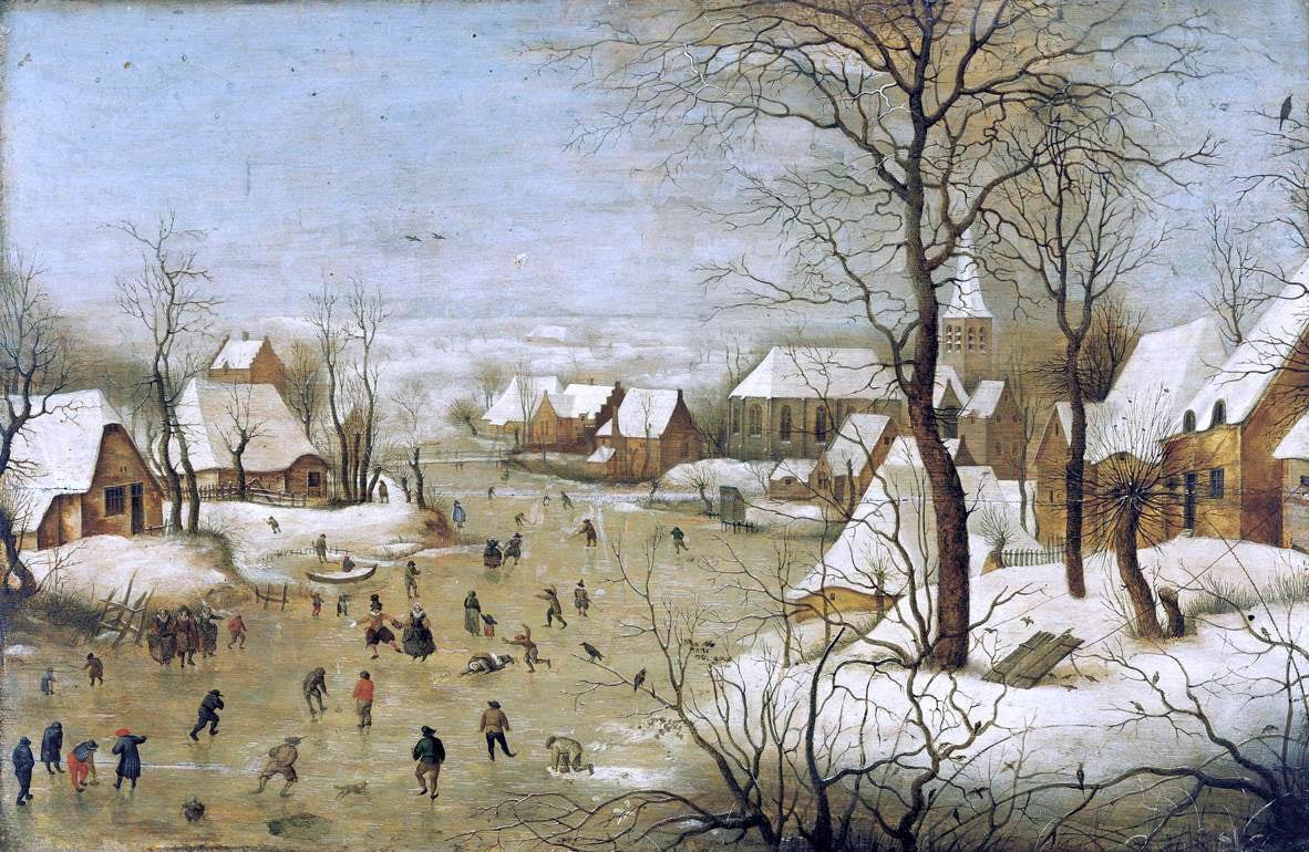 The Younger Pieter Brueghel The Bird Trap - Canvas Print