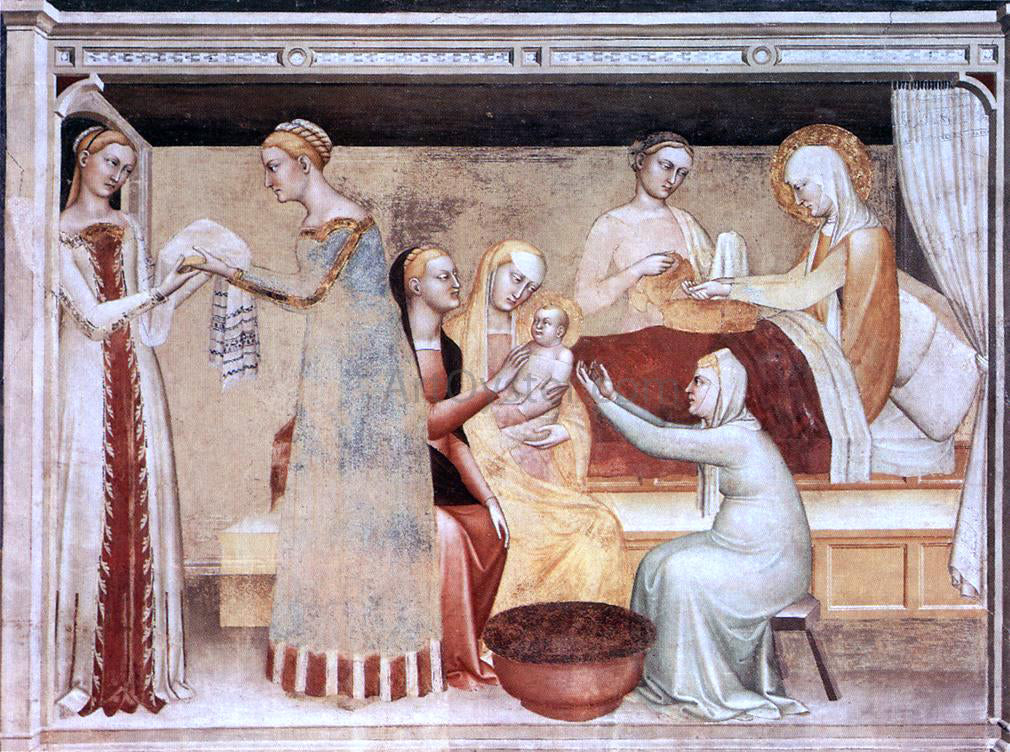 Giovanni Da Milano The Birth of the Virgin - Canvas Print