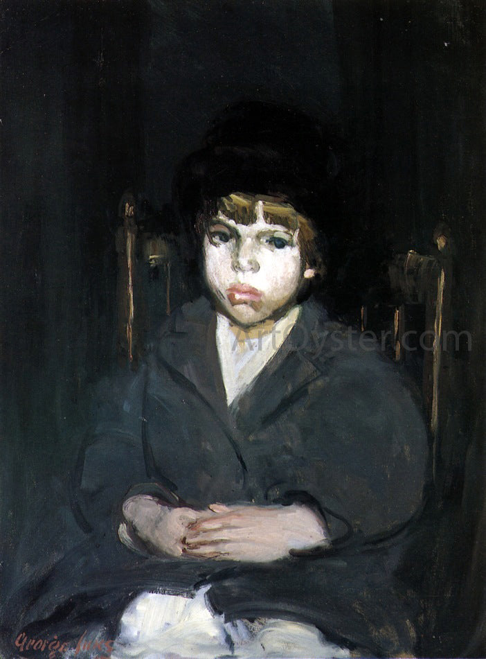 George Luks The Black Hat - Canvas Print
