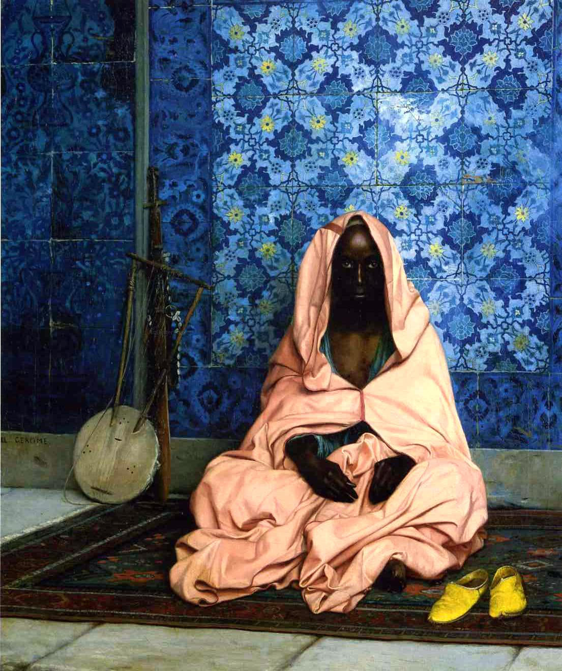 Jean-Leon Gerome The Black Poet - Canvas Print