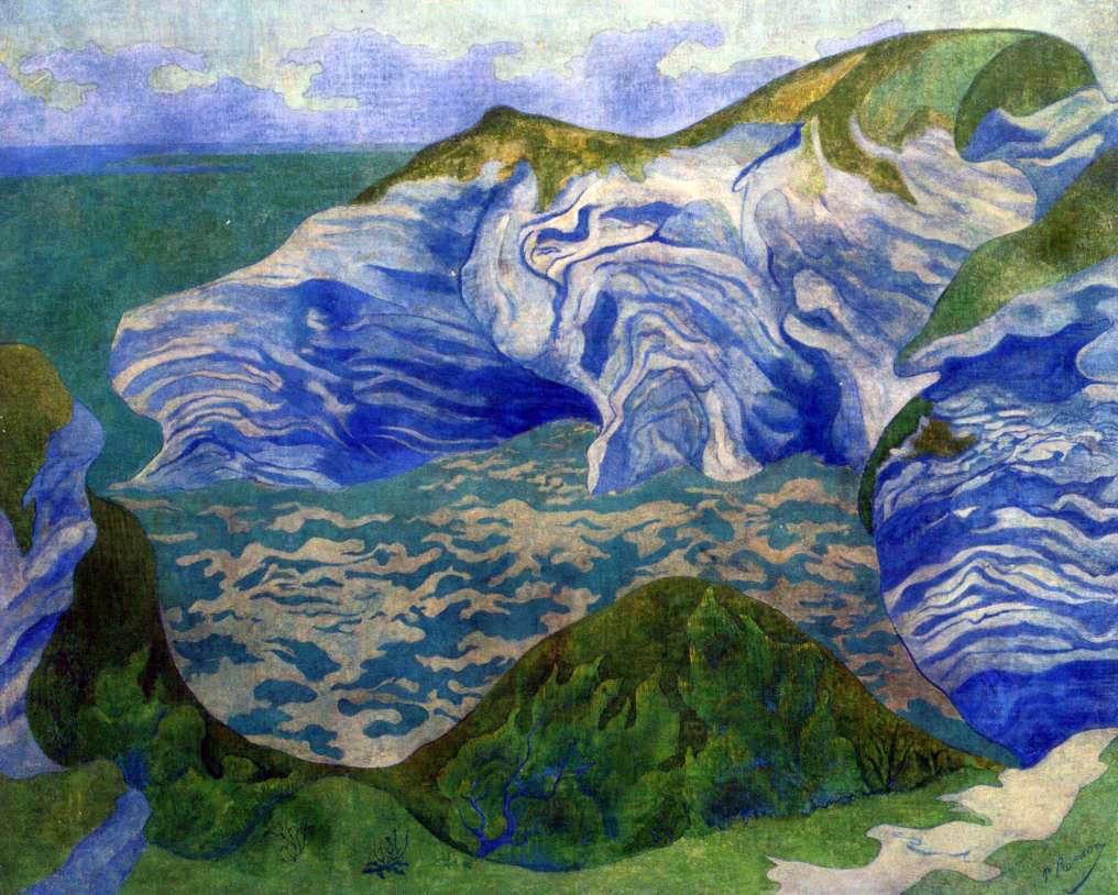 Paul Ranson The Blue Cliffs - Canvas Print