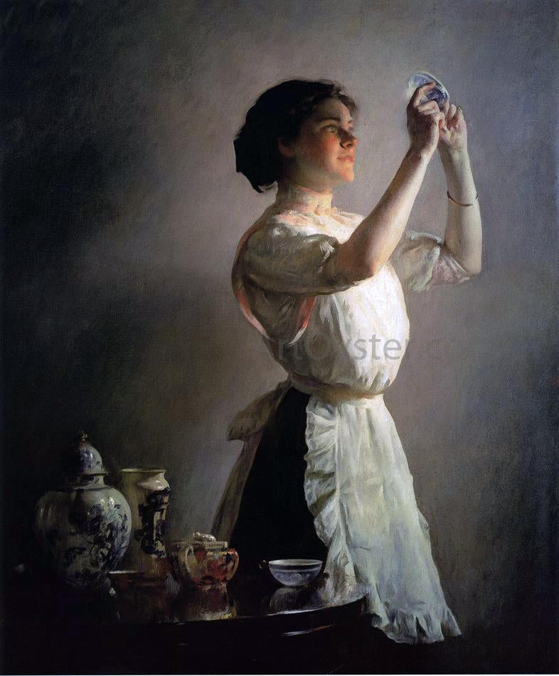 Joseph DeCamp The Blue Cup - Canvas Print