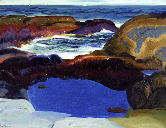 George Wesley Bellows The Blue Pool - Canvas Print