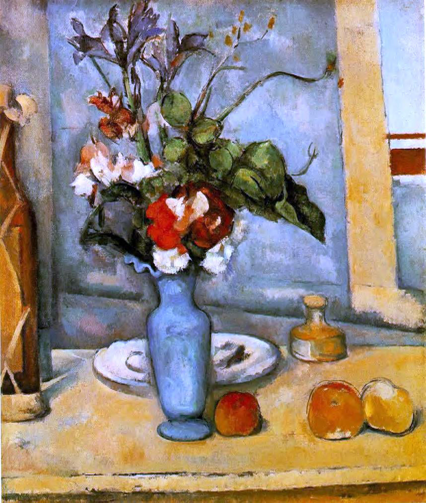 Paul Cezanne The Blue Vase - Canvas Print